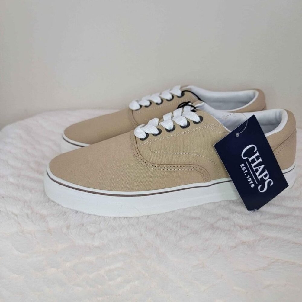 Men's Canvas Lace Up Shoes NEW Chaps